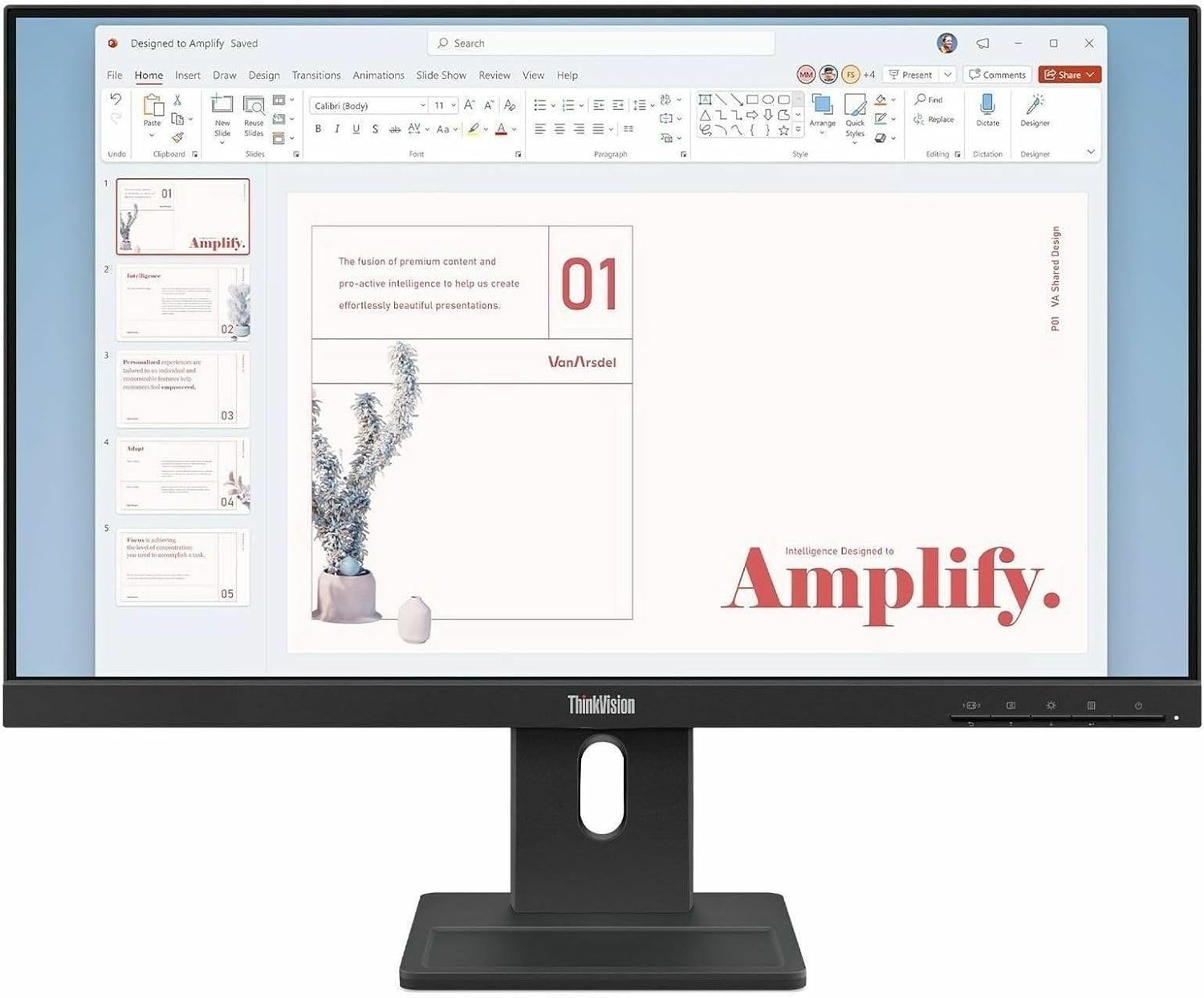 Lenovo ThinkVision E24-40 24" Class Full HD LED Monitor - 16:9 - Raven Black - 23.8" Viewable - IPS - 1920 x 1080 - 100 Hz