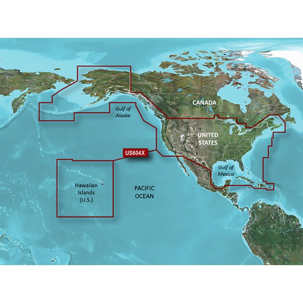 Garmin BlueChart  g3 HD - HXUS604x - US All & Canadian West - microSD /SD