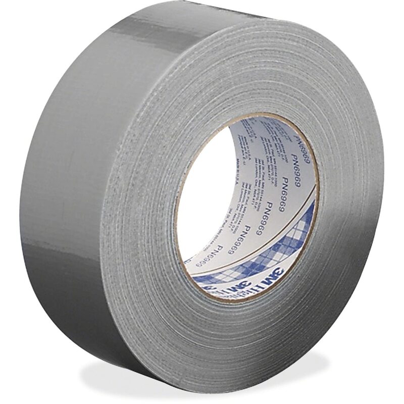 3M Duct Tape 3939 Silver, 3 in x 60 yd, 9 mil