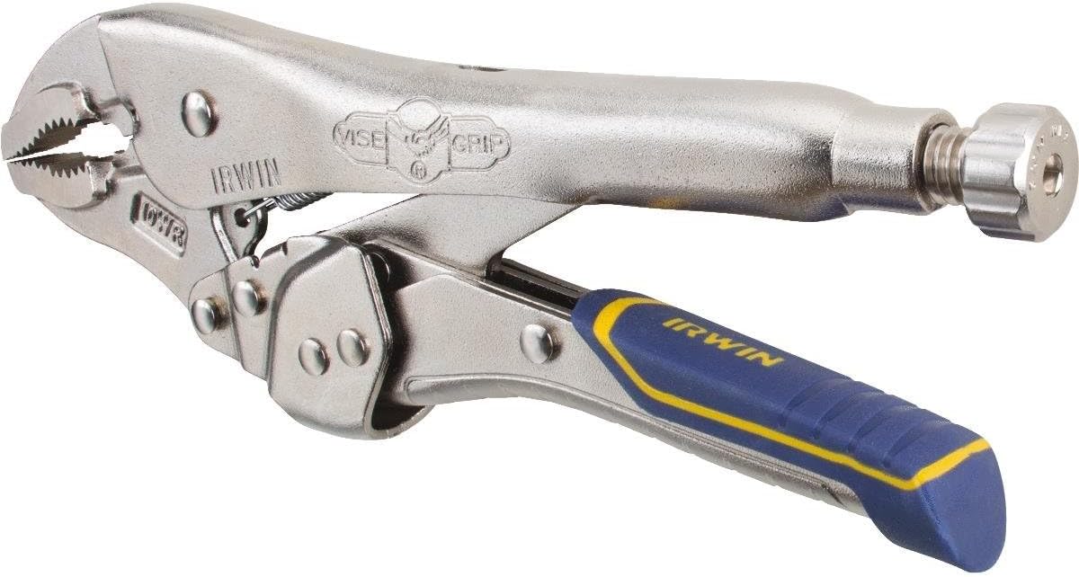 Irwin Tools IRWIN VISE-GRIP Locking Pliers, Fast Release, Curved Jaw with Wire Cutter, 10-Inch (IRHT82578) NEW