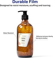 Avery Durable Removable Square Labels, Sure Feed Technology, 2" x 2", Matte White Film, Water-Resistant, Print-to-The-Edge, Laser/Pigment-Based Inkjet Printable, 96 Total 96 labels