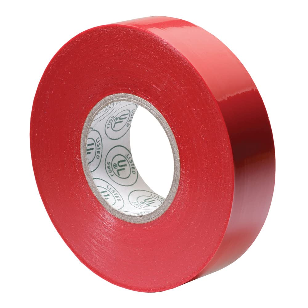 Ancor Premium Electrical Tape - 3/4" x 66' - Red