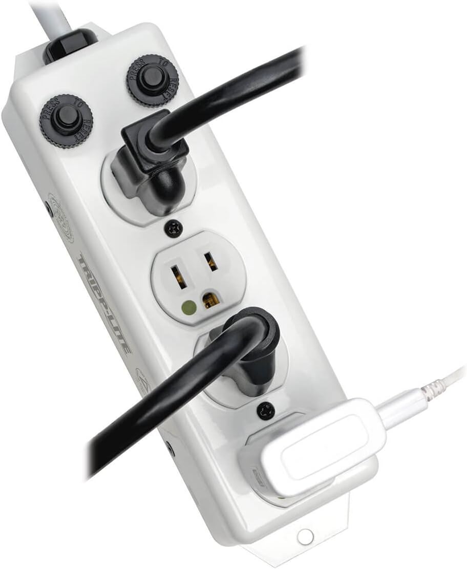 TRIPP LITE Medical-Grade Power Strip with Hospital-Grade Outlets (UL 1363A)