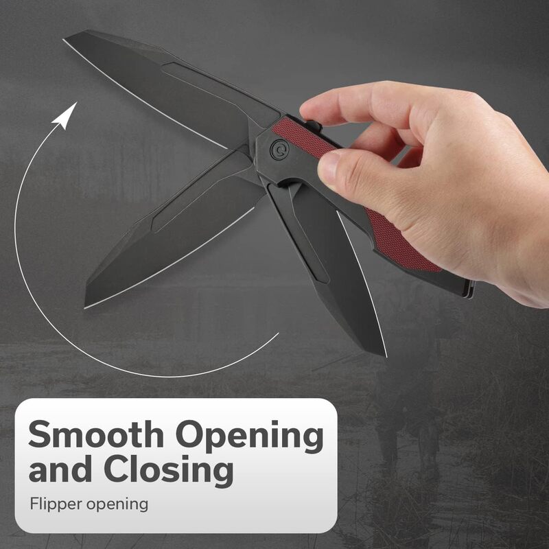 CIVIVI Hypersonic Folding Pocket Knife for EDC, Frame Lock, 3.7" 14C28N, Designed by Gustavo T. Cecchini