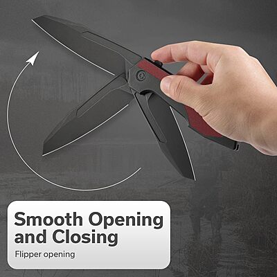 CIVIVI Hypersonic Folding Pocket Knife for EDC, Frame Lock, 3.7" 14C28N, Designed by Gustavo T. Cecchini