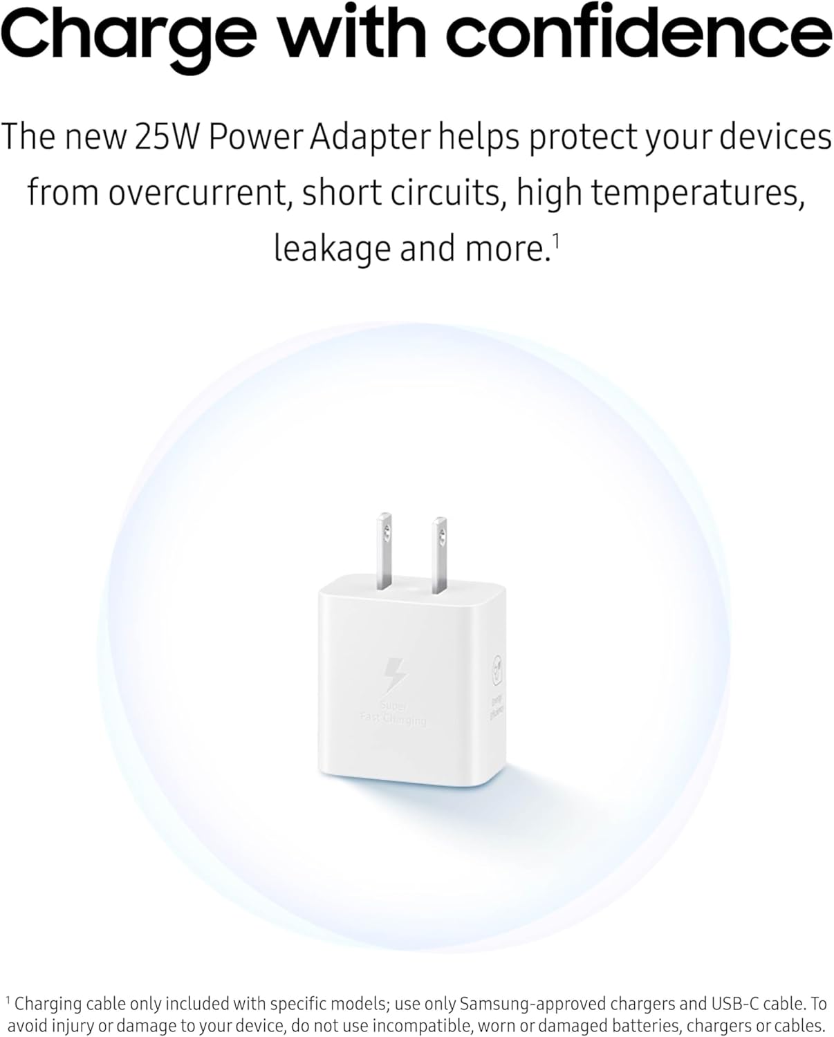 Samsung 25W Power Adapter USB Type-C Wall Charger