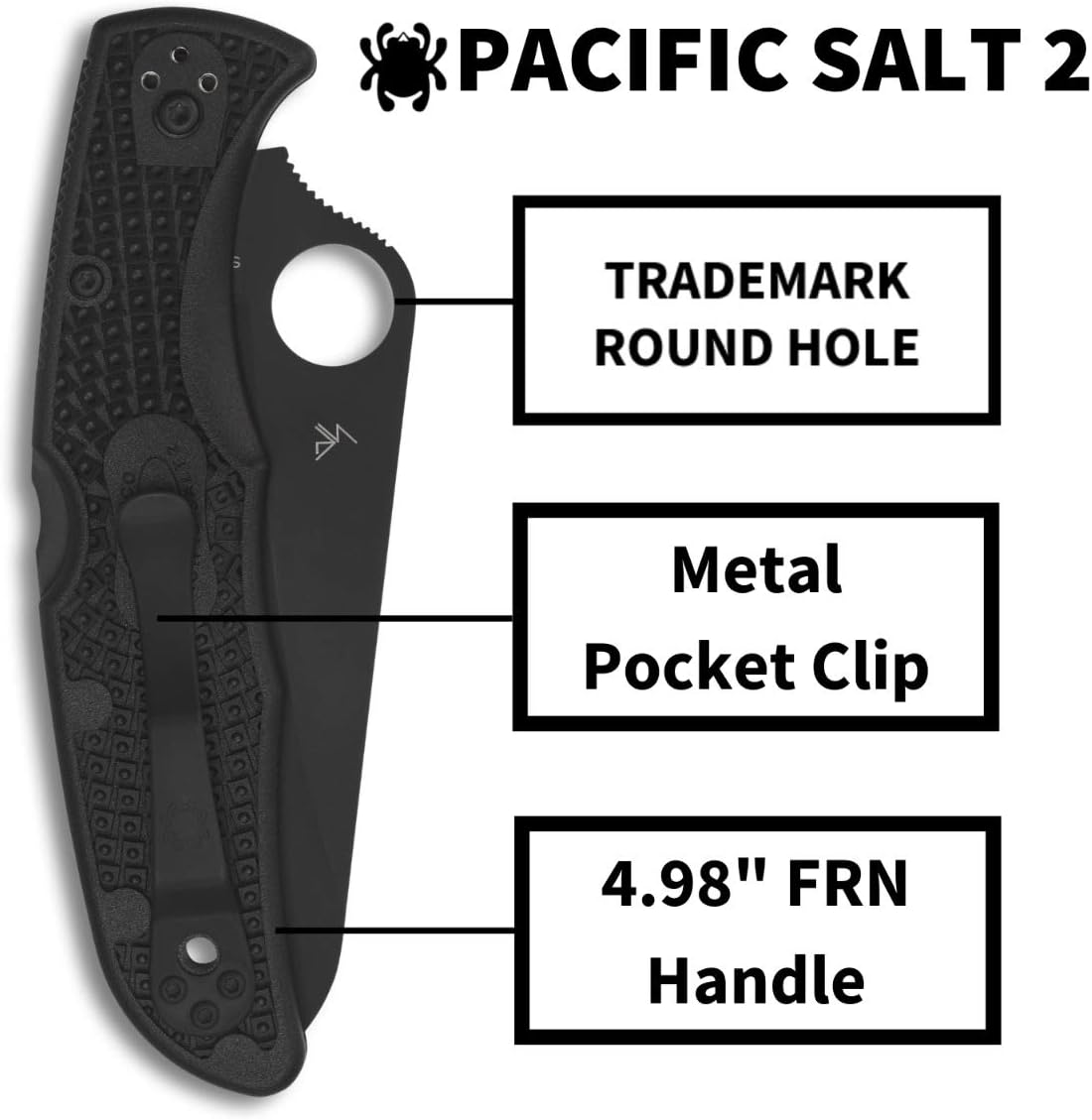 Spyderco Pacific Salt 2 Lightweight Folding Knife