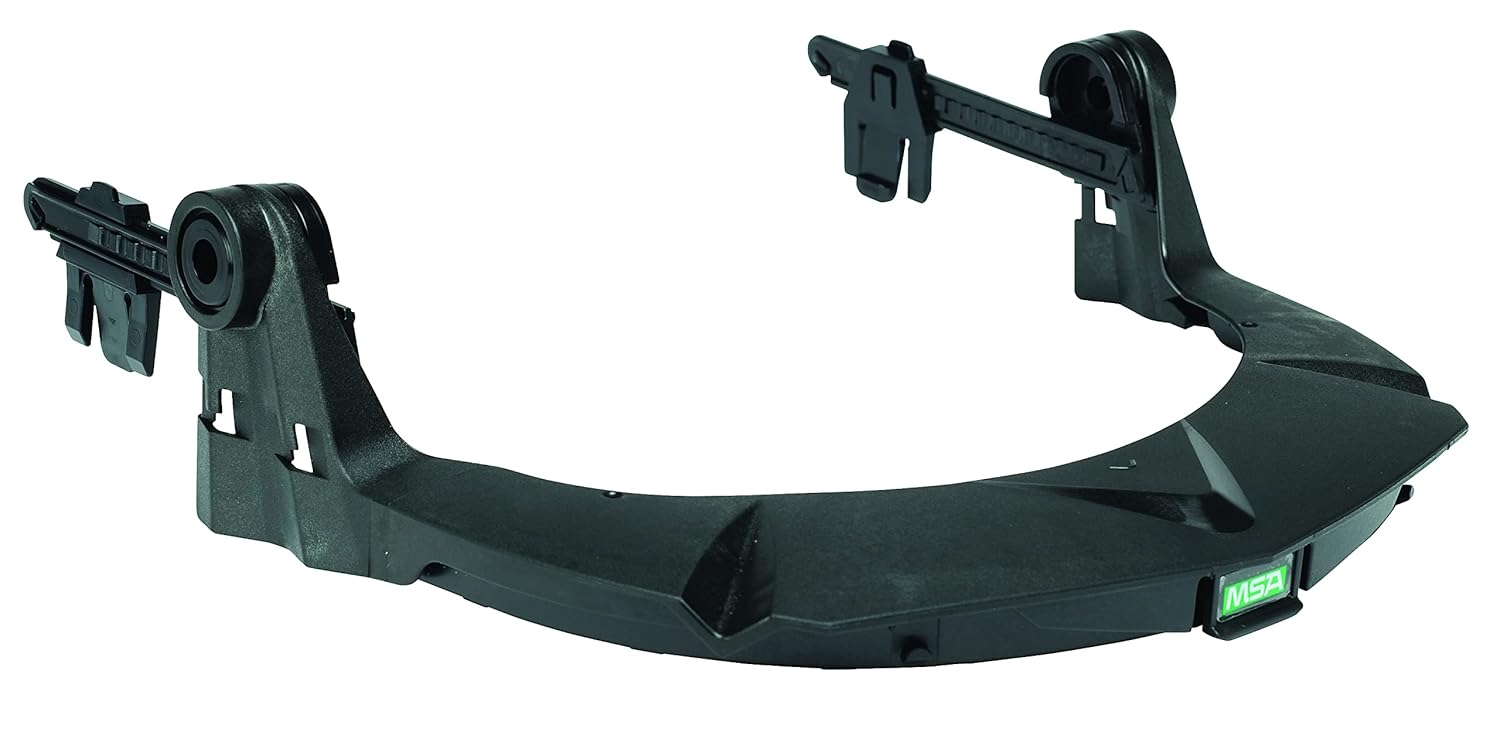 MSA 10121266 V-Gard Frame - Fits Cap-Style Hard Hats, Black HDPE