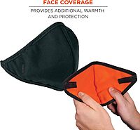 Ergodyne - 16871 Winter Hard Hat Liner with Cotton Mouthpiece, N-Ferno 6871, black, kit