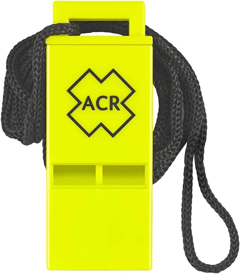 ACR WW-3 Res-Q™ Whistle w/ 18" (46cm) Lanyard, Card