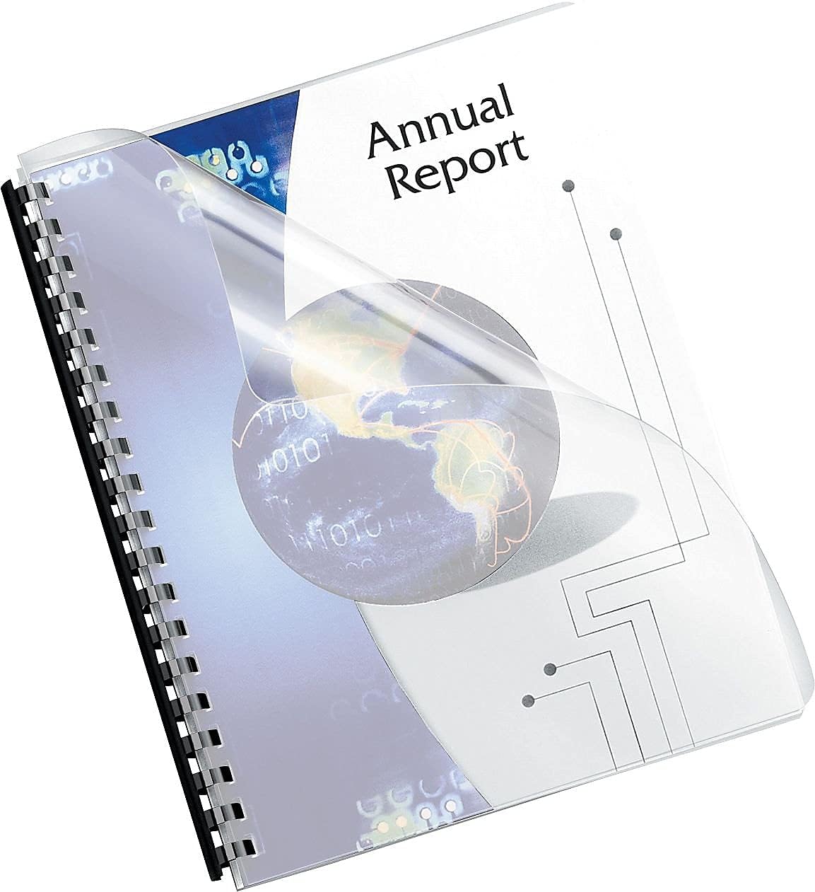 Fellowes Futura Premium Heavyweight Presentation Covers, Letter, Frosted, 25 Pack (5224301)