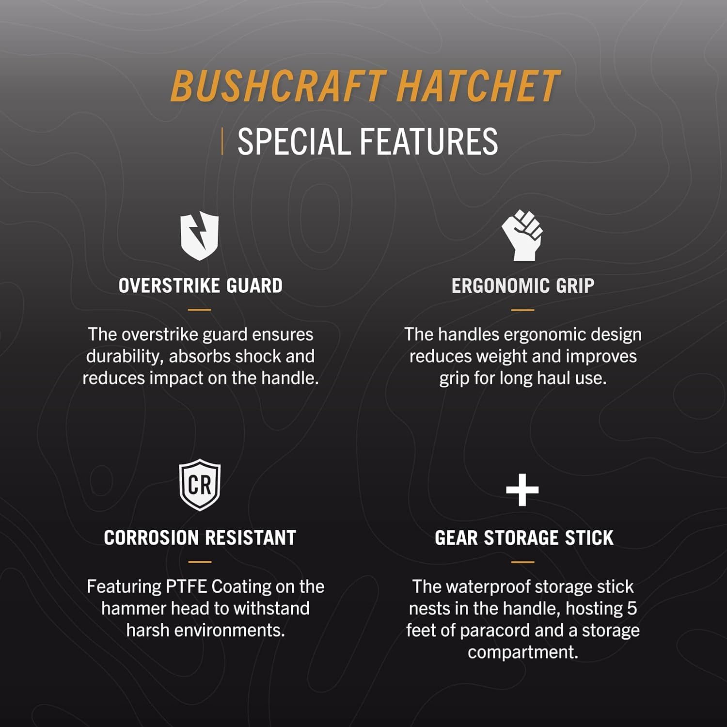 Gerber Gear Bushcraft Hatchet, Coyote Brown 31-003783