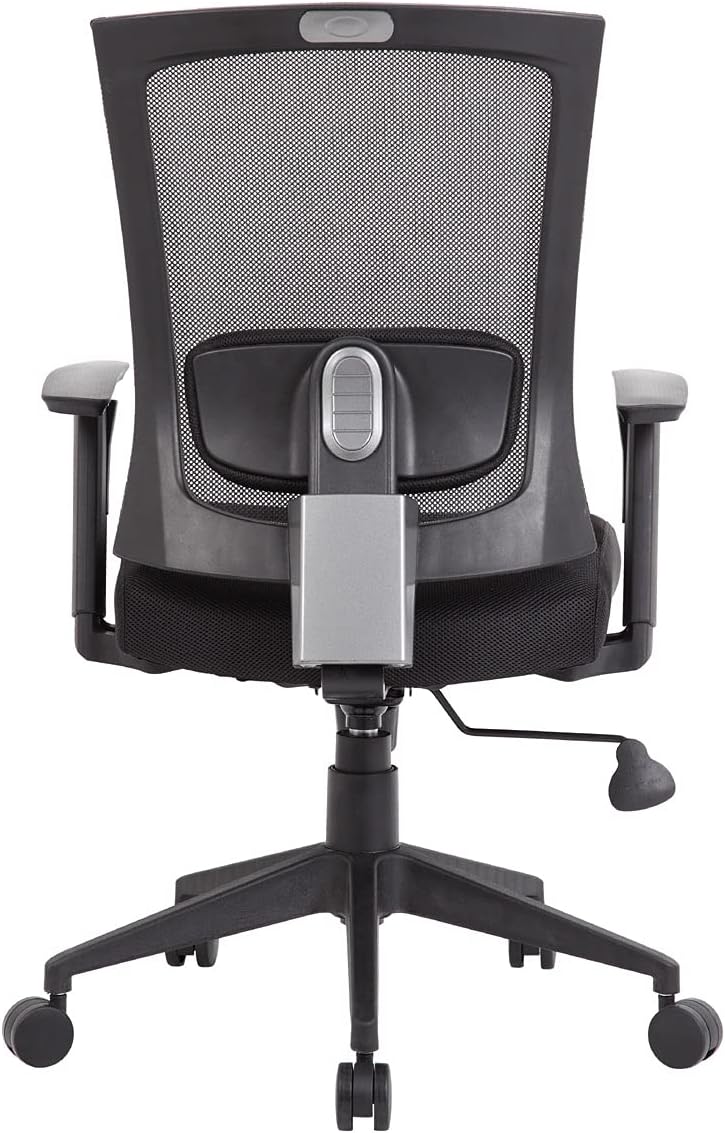 Boss Office Products Mesh-Back Task Chair, Black