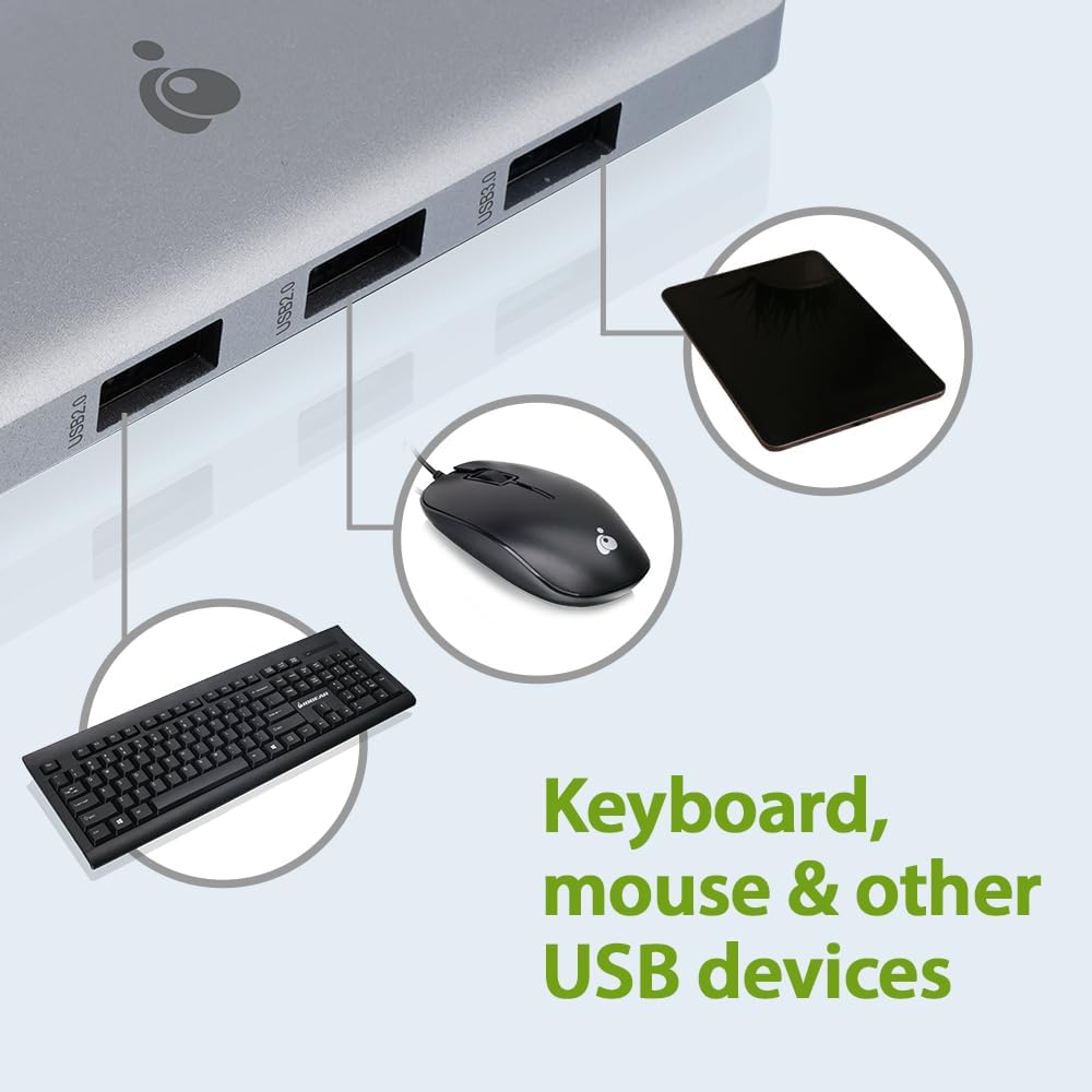 IOGEAR USB-C 6-in-1 Travel Dock 8K Single Monitor Nano Dock Pro Up to 4K in Dual Display Mode