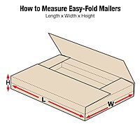 Aviditi Brown Kraft Jumbo Mailing Boxes, 48 x 24 x 6 Inches, Pack of 20, Jumbo Easy-Fold, Crush-Proof, for Shipping