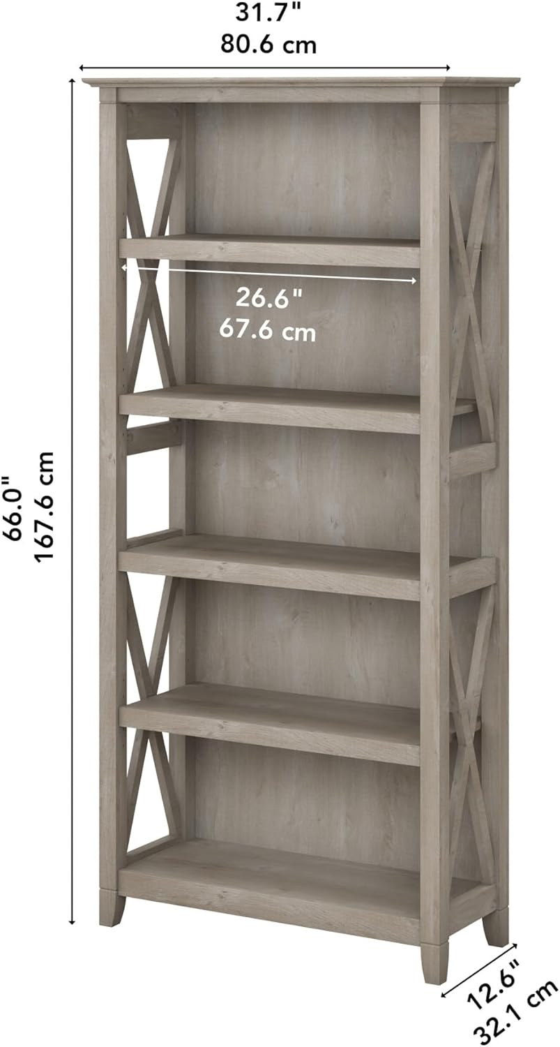 Bush Furniture Key West Bookcase Collection