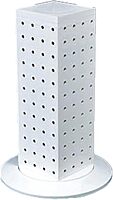 Azar Displays 4-Sided Revolving Pegboard Counter Display