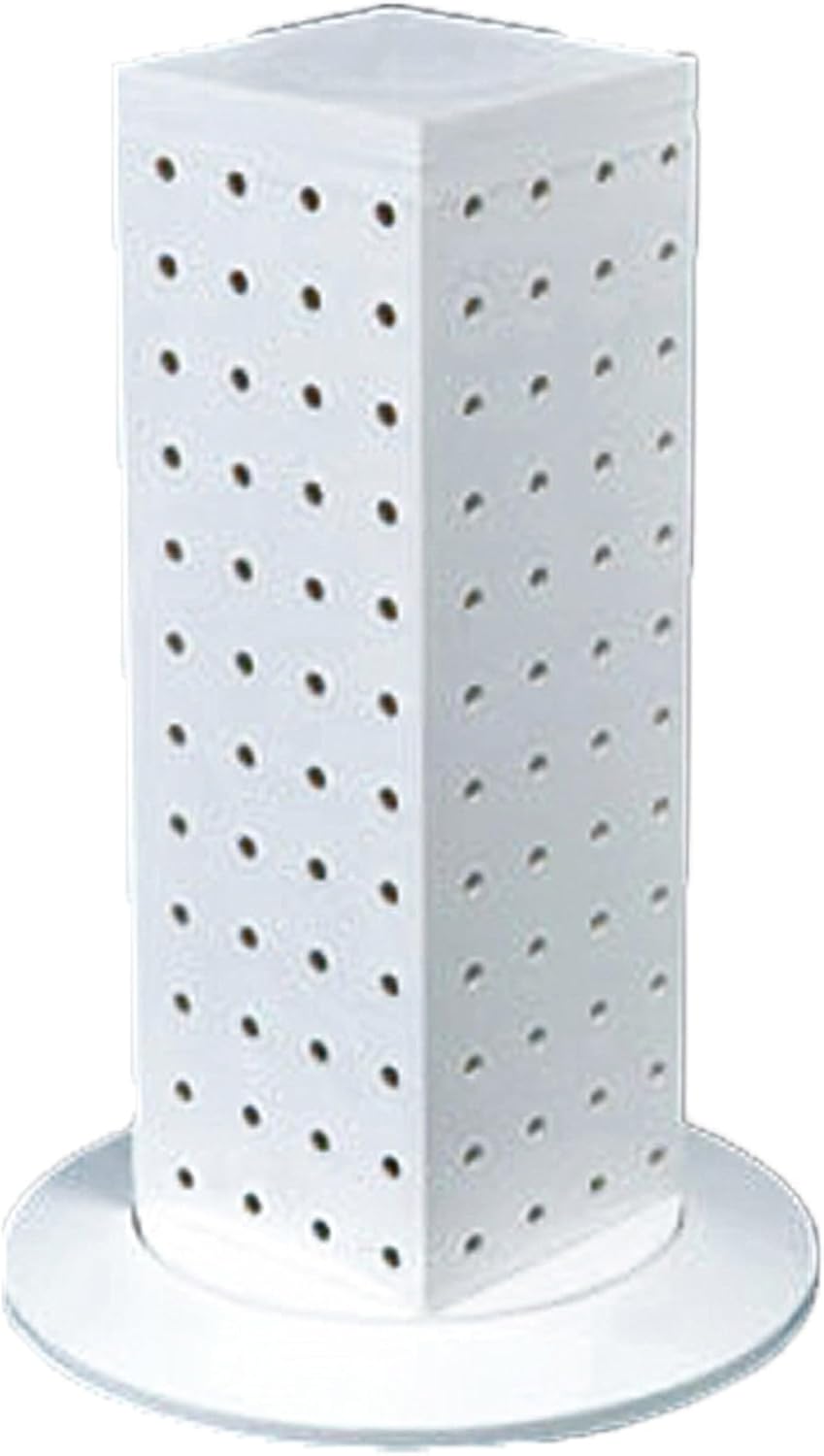 Azar Displays 4-Sided Revolving Pegboard Counter Display