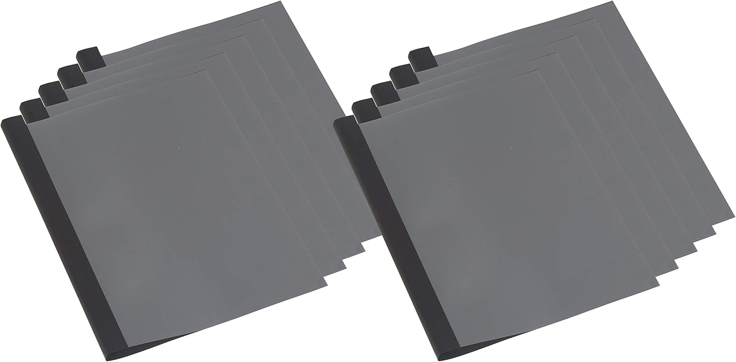 Fellowes Thermal Binding System Presentation Covers, Clear, 91 to 120 Sheet Capacity, 11 x 8.5, Unpunched, 10/Pack