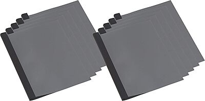 Fellowes Thermal Binding System Presentation Covers, Clear, 91 to 120 Sheet Capacity, 11 x 8.5, Unpunched, 10/Pack