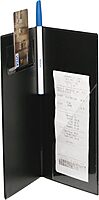 Winco Check Presenter, 6in x 11 1/2in, Black