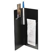 Winco Check Presenter, 6in x 11 1/2in, Black