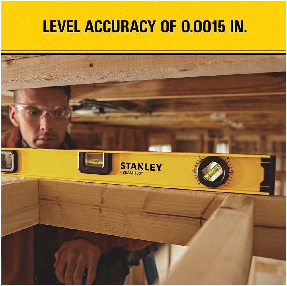 Stanley 24 Inch 180 Degree I-Beam Level