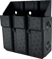 ZERO9 HOLSTERS Model 4008 Triple Magazine Case, Duty Style Holster Compatible with Most Double Stack 9/40 Magazines