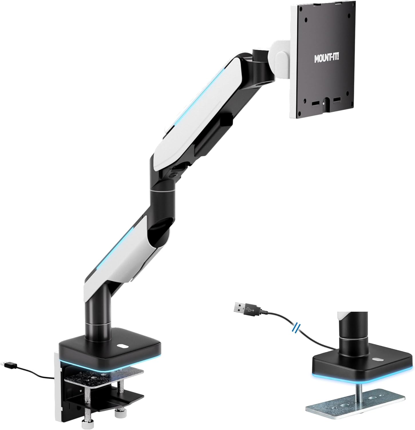 Mount-It! Heavy-Duty Ultrawide Monitor Arm up to 49" / 44 lb for Samsung Odyssey G9