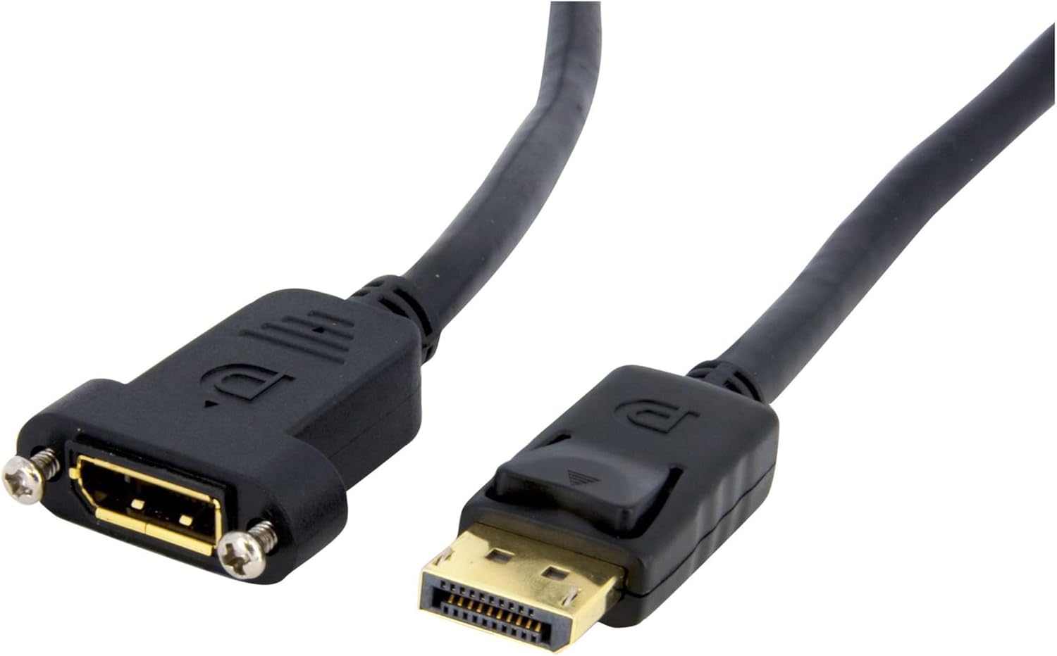 StarTech.com 3 ft DisplayPort Male to Female Panel Mount Cable (DP 1.2)