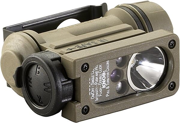 Streamlight 14513 Sidewinder Compact II Military Model Angle Head Flashlight, Headstrap and E-Mount Kit - 47 Lumens