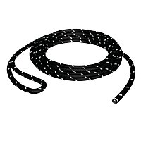 Taco Black V11-3447BWK50-2 Flex Vinyl Rub Rail Kit W/White Insert Marine RV Boating Accessories