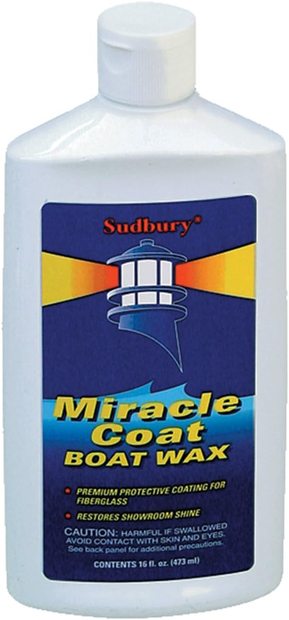 Sudbury 412 Miracle Coat Boat Wax, 16-Ounce Liquid