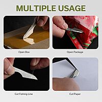 CIVIVI Gramis Mini Fixed Blade Neck Knife for EDC, Swedish 14C28N Steel