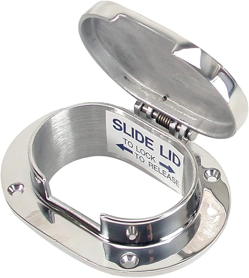 Whitecap Chain & Rope Deck Pipe 3-7/8" x 2-1/4" Opening