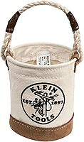 Klein Tools 5104MINI Mini Tool Bucket, All-Purpose Tool Bucket with Leather-Bottom