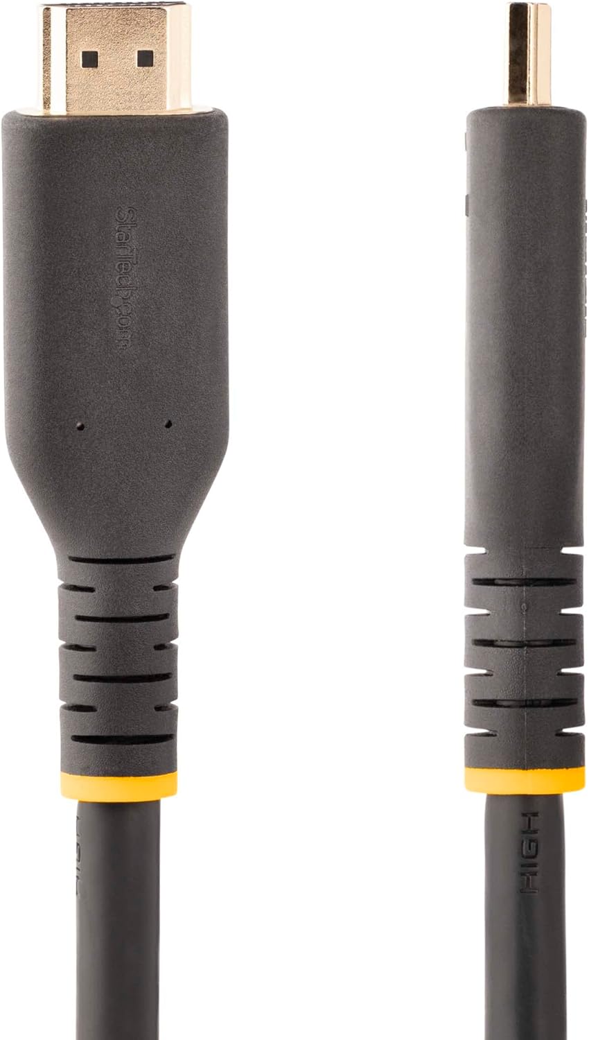 StarTech.com 23ft Active HDMI Cable withEthernet - HDMI 2.0 4K 60Hz UHD - Rugged HDMI Cord withAramid Fiber