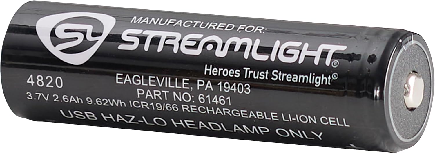 Streamlight 61461 Lithium ion Battery - USB HAZ-LO Headlamp
