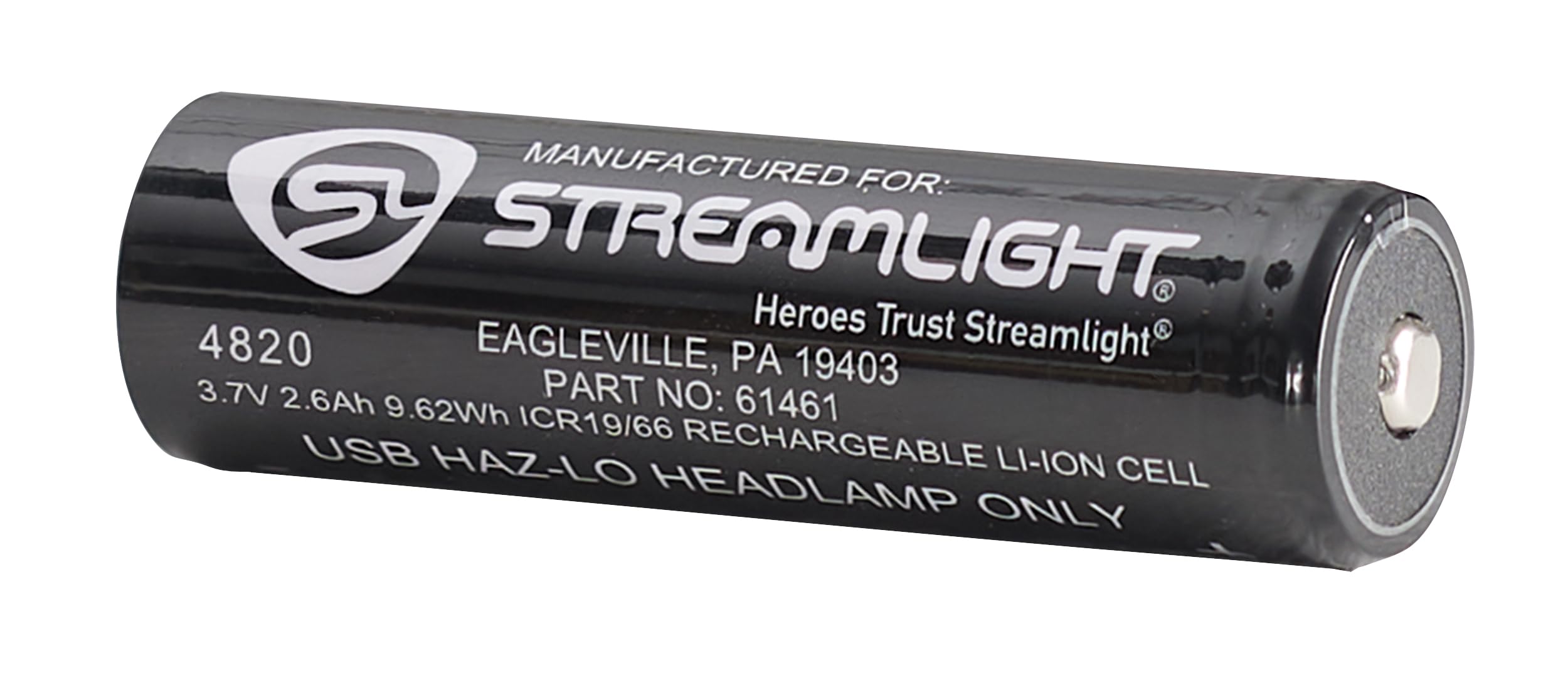 Streamlight 61461 Lithium ion Battery - USB HAZ-LO Headlamp