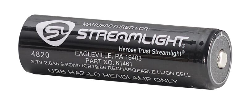Streamlight 61461 Lithium ion Battery - USB HAZ-LO Headlamp