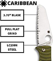 SPYDERCO Caribbean Salt Sheepfoot Knife
