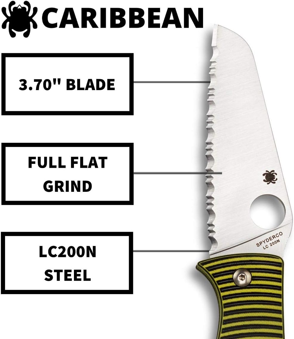 SPYDERCO Caribbean Salt Sheepfoot Knife
