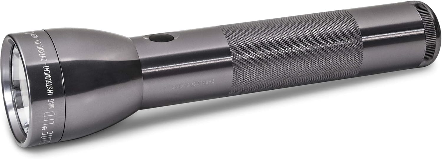 MAGLITE ML300L LED 2-Cell D Flashlight, Adjustable Focus, Water-Resistant