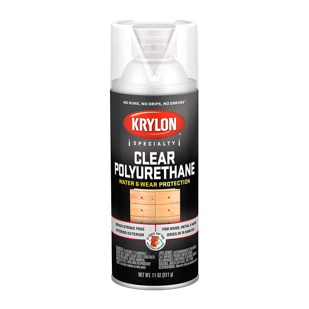 KRYLON Clear Polyurethane Spray Protective Varnish