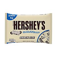 Hershey’s Cookies ‘n’ Creme Snack Size Bars, 17.1-Ounce Bag