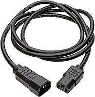 Tripp Lite Standard Computer Power Extension Cord (IEC-320-C14 to IEC-320-C13) 18 AWG 10A