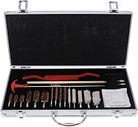 BIRCHWOOD CASEY Premium Gun Cleaning Kit | Durable Versatile Gun Maintenance Cleaning Tools Set | Brushes, Mops, Patches, Rods, Adapters & Case Included