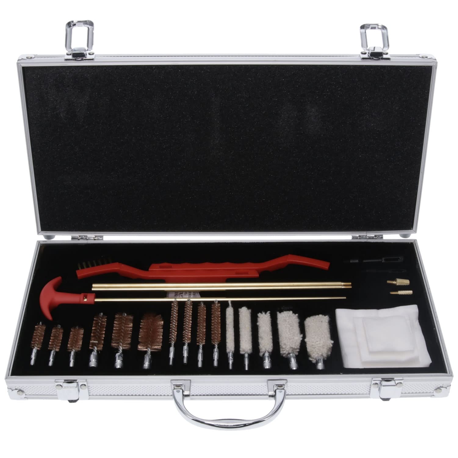 BIRCHWOOD CASEY Premium Gun Cleaning Kit | Durable Versatile Gun Maintenance Cleaning Tools Set | Brushes, Mops, Patches