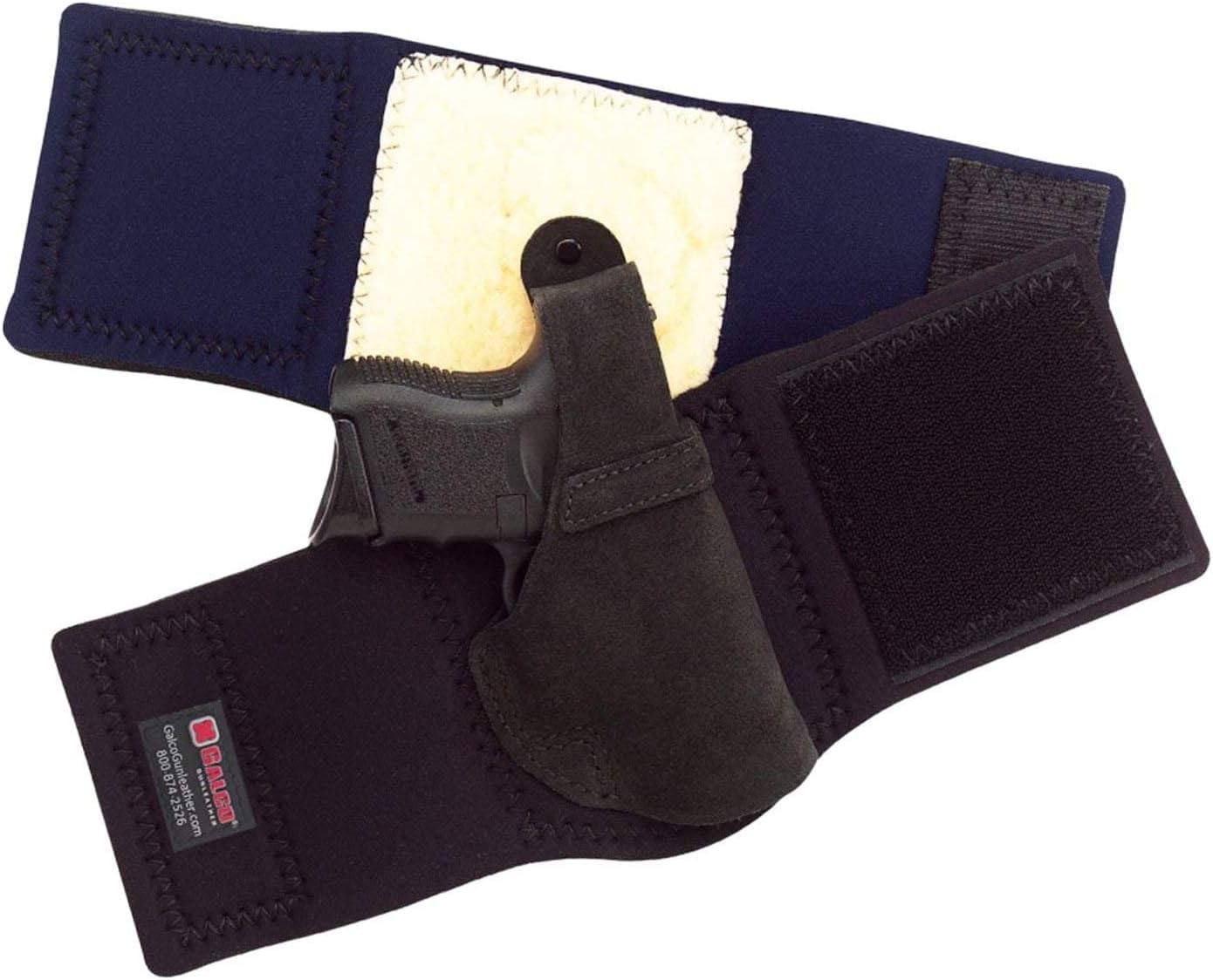 GALCO Ankle Lite Ankle Holster - Center Cut Steerhide