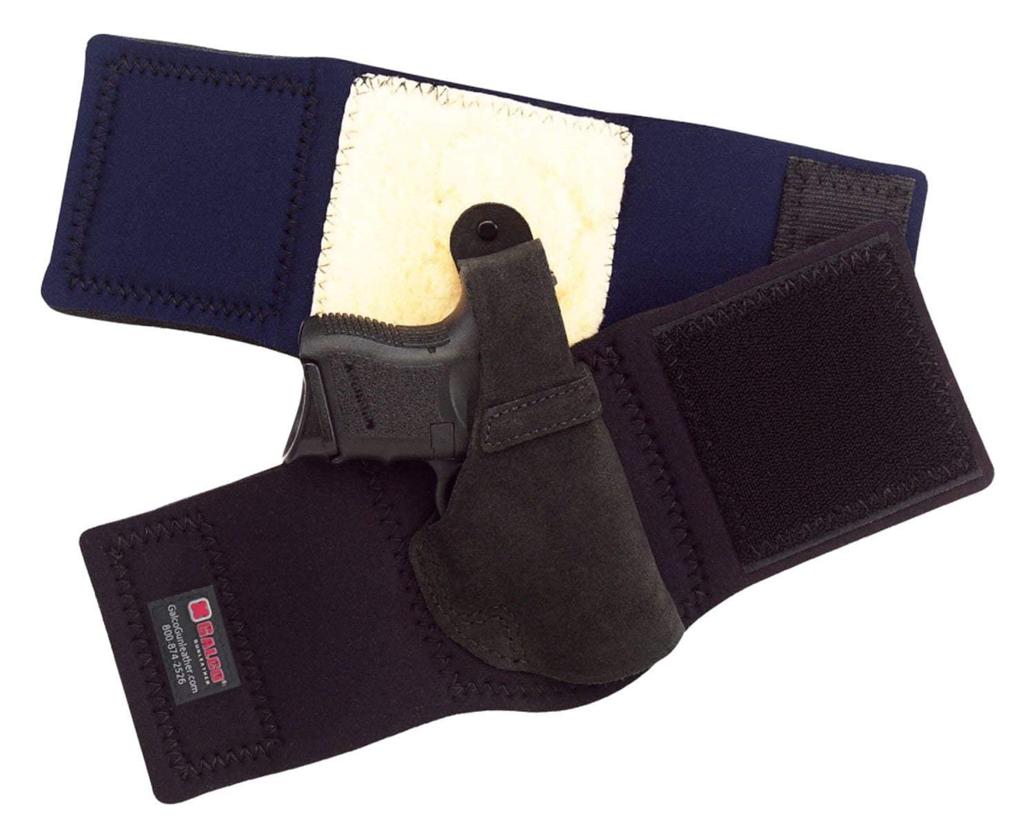 GALCO Ankle Lite Ankle Holster - Center Cut Steerhide